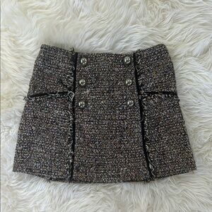 Veronica Beard Tweed Mini Skirt